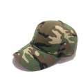 6 Panel Camo Trucker Hut mit Sticklogo